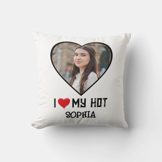 Love Men Coussin I Love My Girlfriend Coussin (Recto)