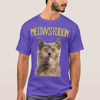 Love Meowstodon Classic Music Arts Rock Band For M T-shirt