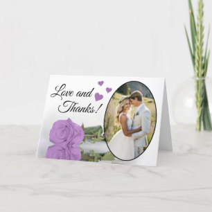 Love & Merci Elegant Lilac Purple Rose Mariage