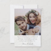 Love & Merci Modern Five Mariage photo (Dos)