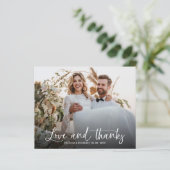 Love & Merci Photo Budget Mariage Merci Cartes (Debout devant)