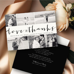 Love & Merci Script 6-Photo Mariage Design