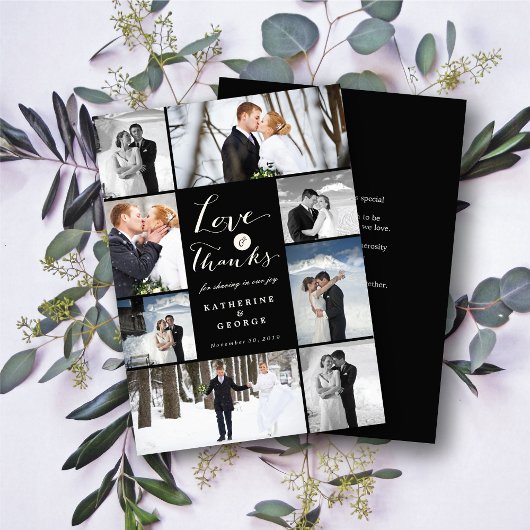 Love & Merci Script 8-Photo Mariage Design