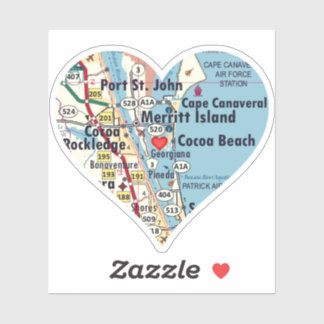 Love Merritt Island Florida Sticker