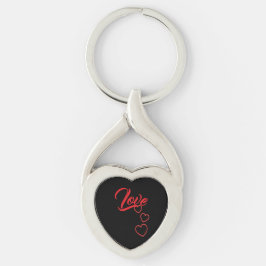 Love Metal Keychain