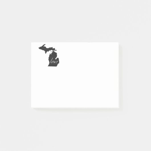 Love Michigan Post-it® Notes (Voorkant)