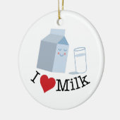 Love Milk Keramisch Ornament (Links)