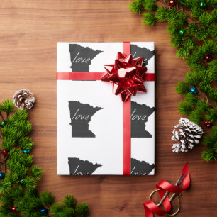 Love Minnesota Gift Wrapping Paper Cadeaupapier