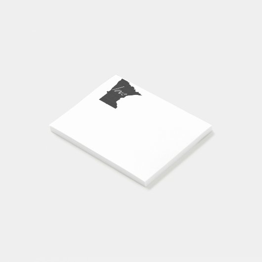 Love Minnesota Post-it® Notes (Schuin)