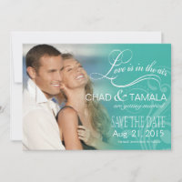 Love Mist Foto Save the Date | aqua