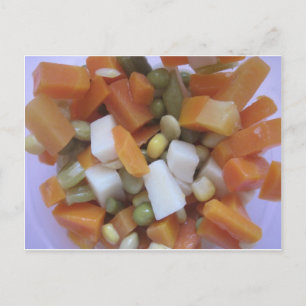 Love Mixed Vegetables Briefkaart