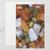 Love Mixed Vegetables Briefpapier (Voorkant / Achterkant)