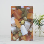 Love Mixed Vegetables Briefpapier (Staand voorkant)