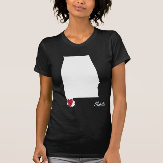 Love Mobile Alabama Shirt (Voorkant)