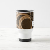 Love Mocha Lattes Abstracte Swirl Mok (Center)
