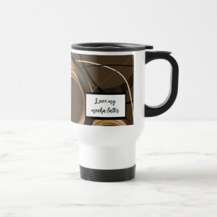 Love Mocha Lattes Abstrait Swirl Mug