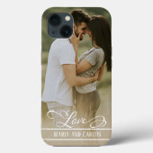Love Modern Stylish Photo Trendy Case-Mate iPhone Case (Achterkant)