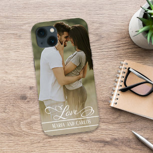 Love Modern Stylish Photo Trendy iPhone 13 Hoesje