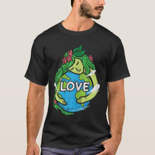 Love Moeder Earth Planet Hug Natuur Environment Ea T-shirt