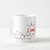 Love Molecule Mug Design (Devant gauche)