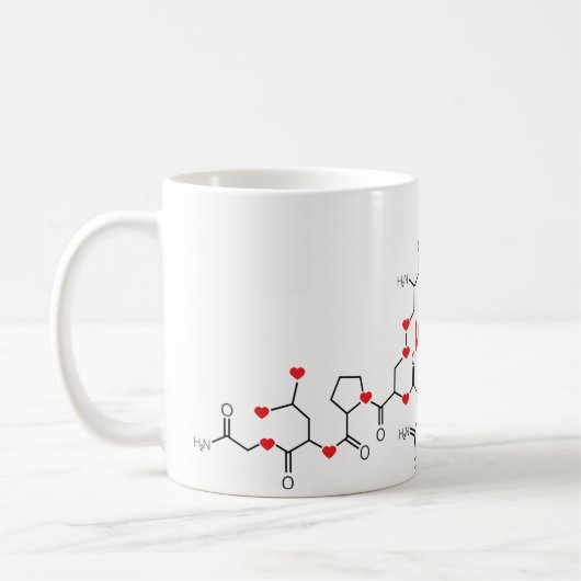 Love Molecule Mug Design (Gauche)