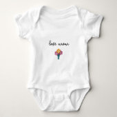 "Love mom" Baby bodysuit (Voorkant)