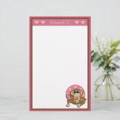 Love Monkey - Personeelswerk Briefpapier (Staand voorkant)