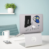 Love Montana, 3 Designs, Die Cut Stickers (Ordinateur portable sur le bureau)