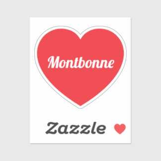 Love Montbonne op maat gemaakte vinyl sticker