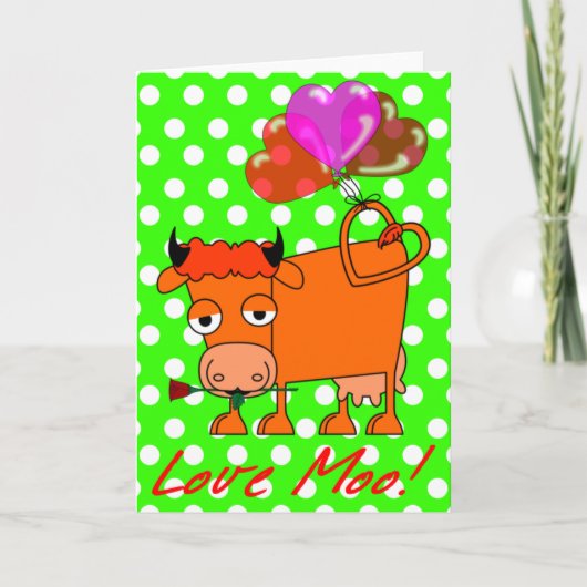 Love Moo ! Carte (Devant)
