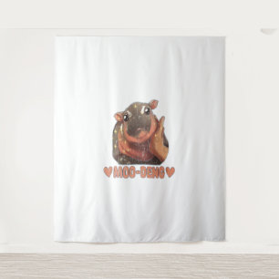Love Moo Deng T-shirt Wandkleed