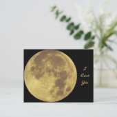 Love Moon Briefkaart (Staand voorkant)