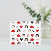 Love motif - Carte postale (Debout devant)