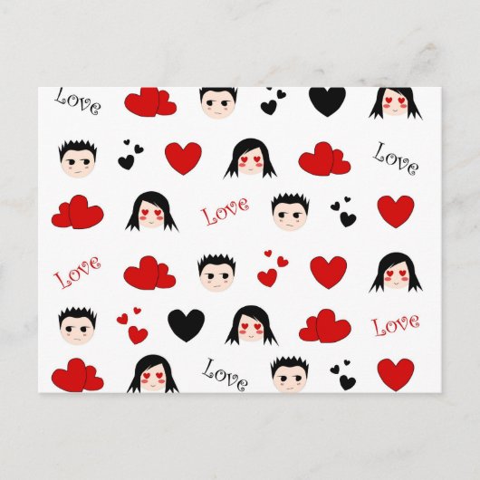 Love motif - Carte postale (Devant)