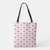 Love Motif Sac fourre-tout - Red Outline (Dos)