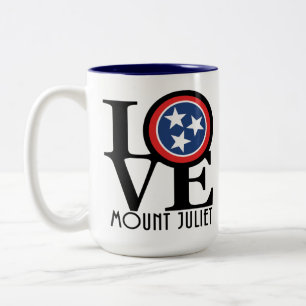 LOVE Mount Juliet 15oz Tweekleurige Koffiemok