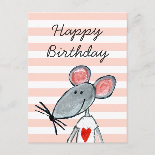 Love Mouse Briefkaart (Voorkant)