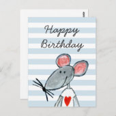 Love Mouse Briefkaart (Voorkant / Achterkant)