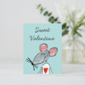 Love Mouse Feestdagenkaart (Staand voorkant)