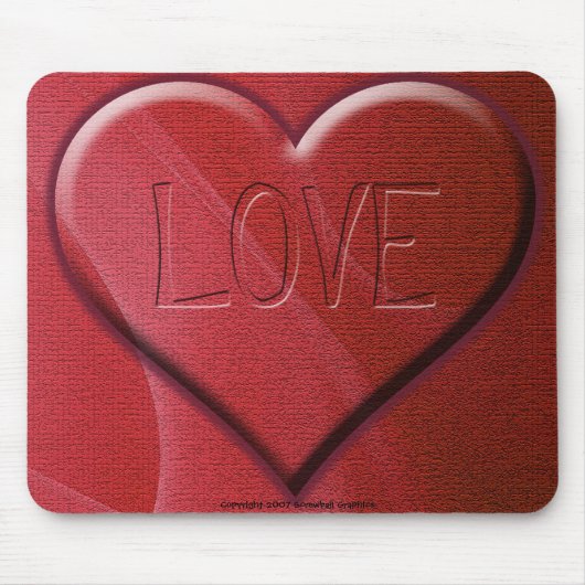 Love Mousepad Muismat (Voorkant)