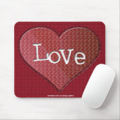 Love Mousepad Muismat (Met muis)