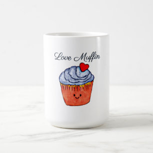 Love Muffin Blue Koffiemok