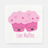 Love Muffins Servet (Voorkant)