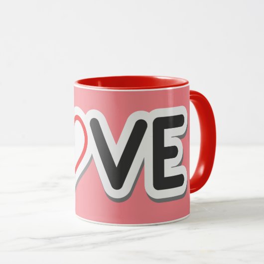 Love Mug (Devant droit)