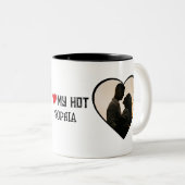 Love Mug Custom I Love My Girlfriend Mug (Devant droit)