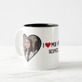 Love Mug Custom I Love My Girlfriend Mug (Devant gauche)