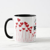 Love Mug, Valentine's Day Gift Coffee Mug  (Gauche)