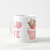 Love Mug, Valentine's Day Gift Coffee Mug  (Devant gauche)
