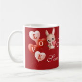 Love Mug, Valentine's Day Gift Coffee Mug  (Gauche)