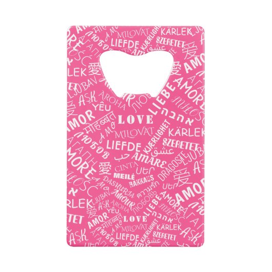 LOVE - Multi Language - Personnalisable Internatio (Devant)